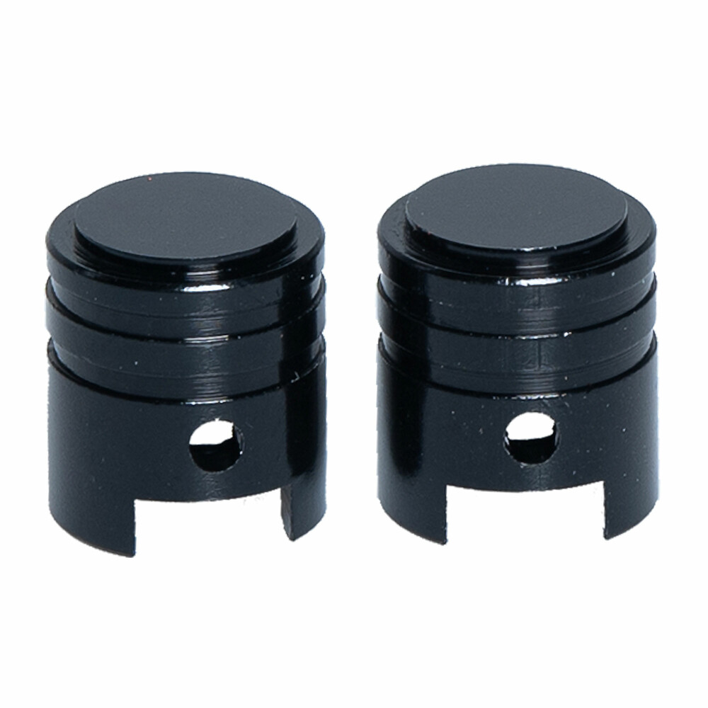 Rfx Valve Caps 2pcs Black