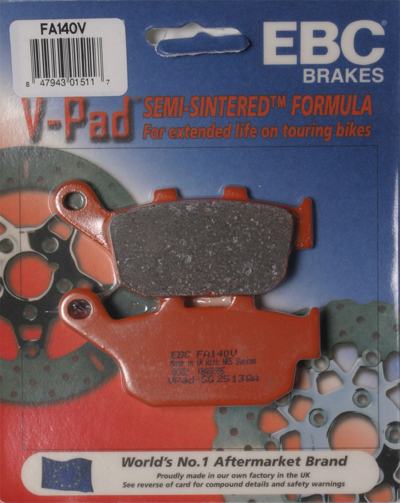 EBC FA140V Semi-Sintered Rear Brake Pads