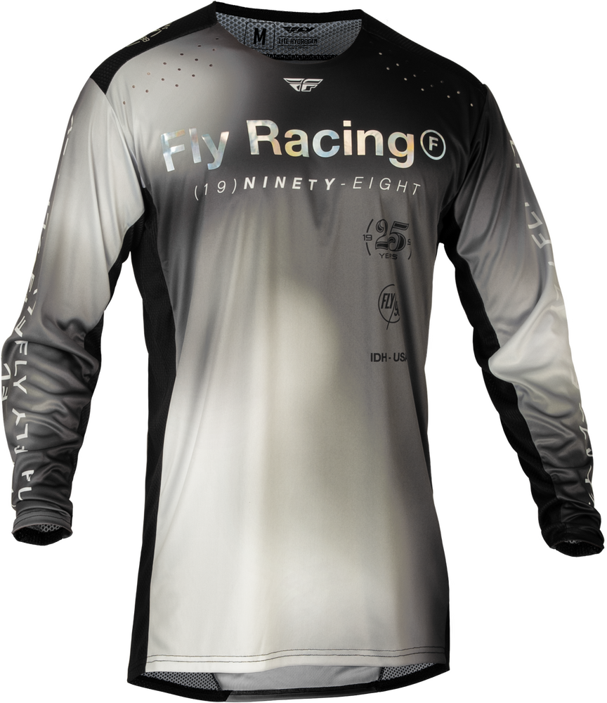 Fly Racing Lite SE Legacy Jersey — Light Grey/Black