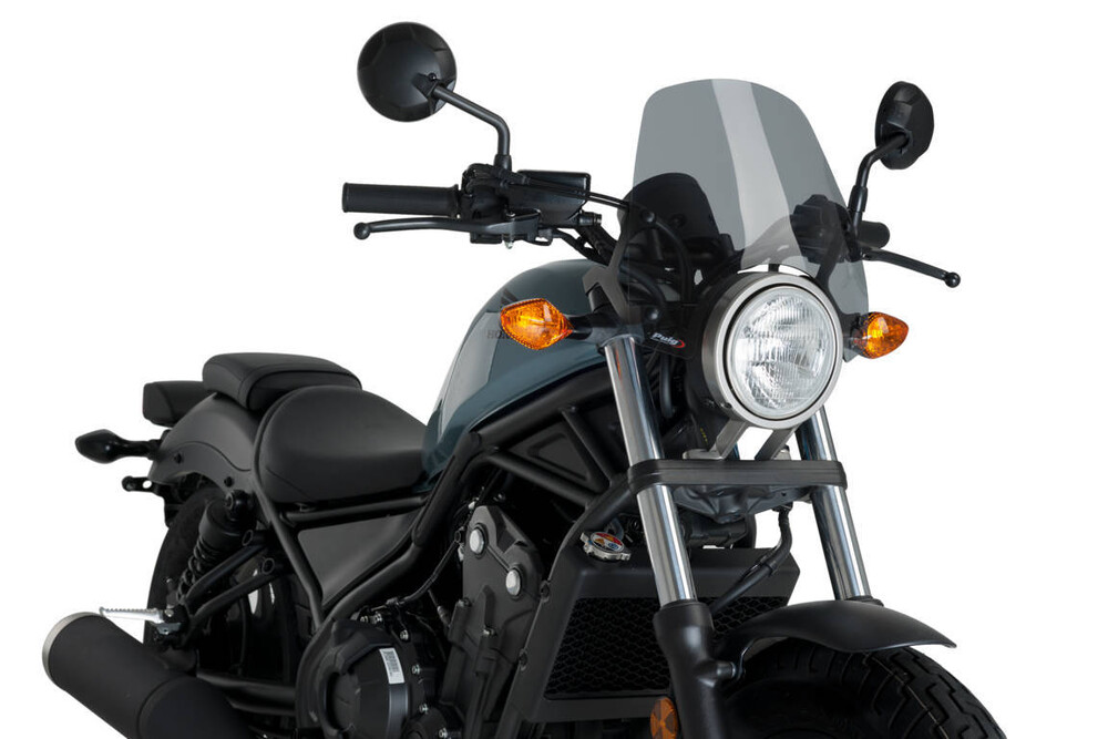 PUIG WINDSCREEN NAKED NEW GEN SPORT SMOKE HON