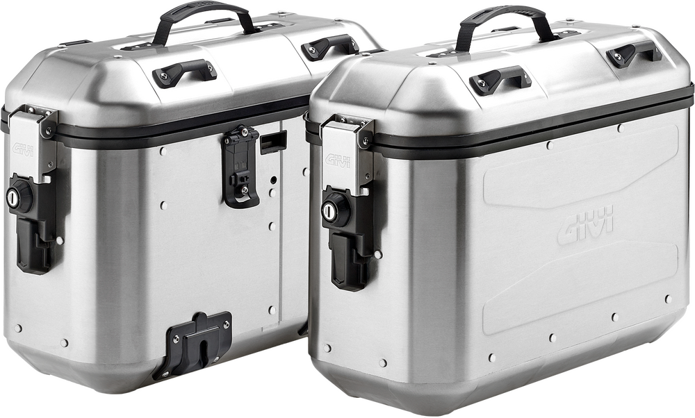DOLOMITI MONOKEY SIDE CASE 36L SILVER PAIR