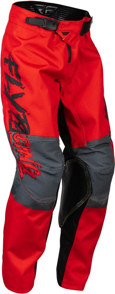YOUTH KINETIC KHAOS PANTS BLACK/RED/GREY SZ 20