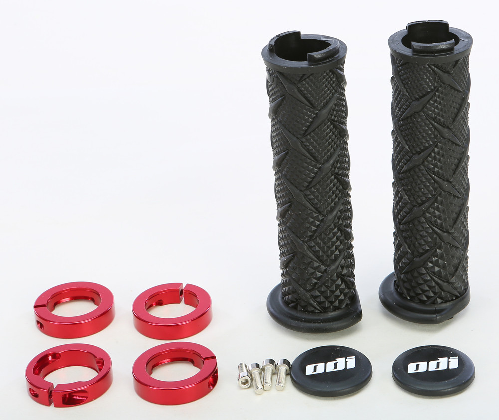 ODI ATV X-TREME LOCKON GRIP BLACK/RED