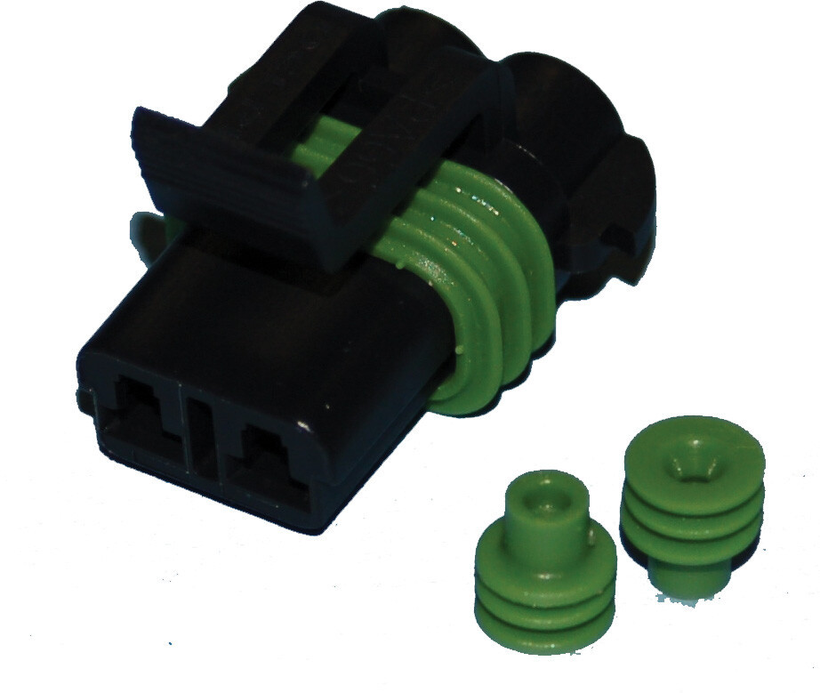 Namz Custom Cycle Delphi-Packard Weatherpack 2-Wire Female Connector