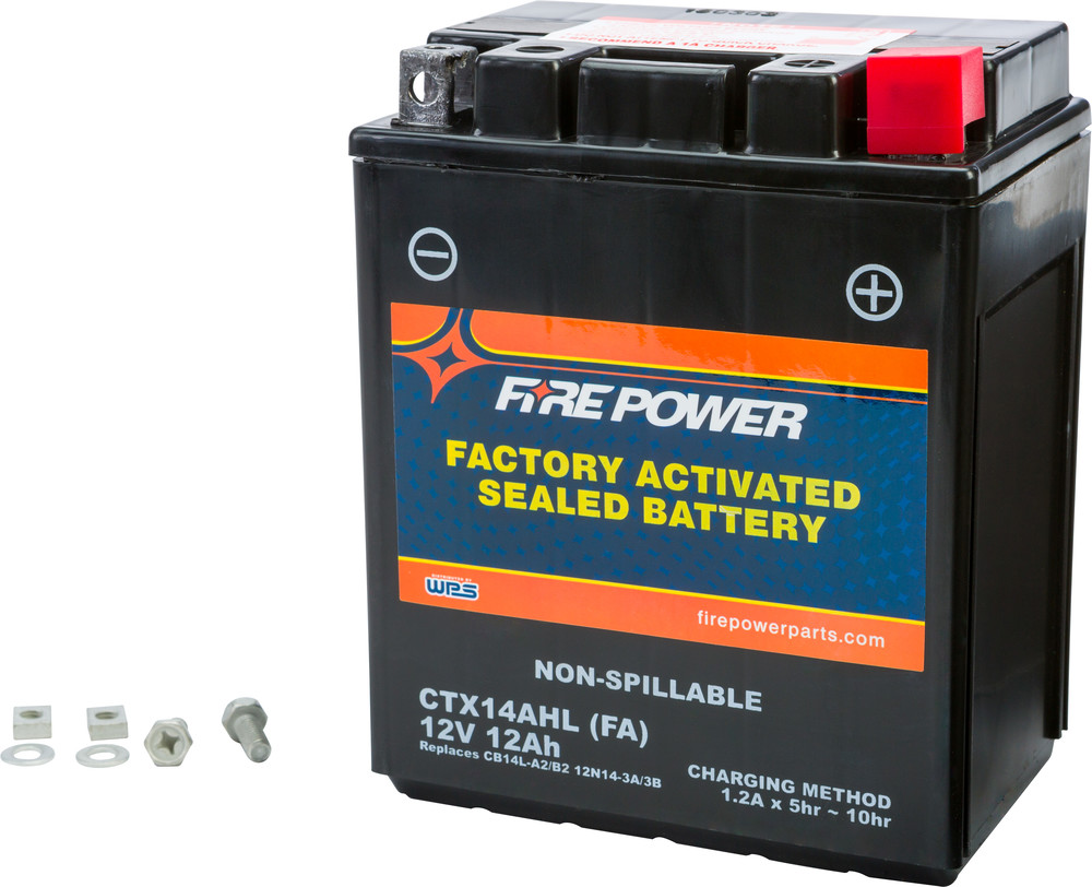 FIRE POWER BATTERY CTX14AHL/CB14L-A2 SEALED FACTORY ACTIVATED