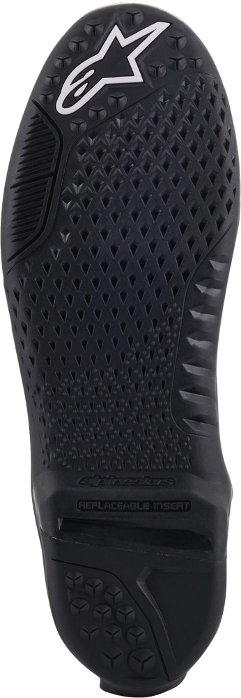 ALPINESTARS TECH 10 SUPERVENT SOLE BLACK/WHITE SZ 7/8
