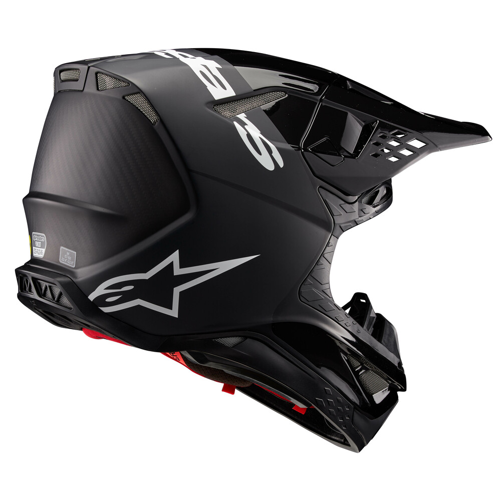 ALPINESTARS SUPERTECH S-M10 FLOOD HELMET BLACK/DARK GREY M&G 2X