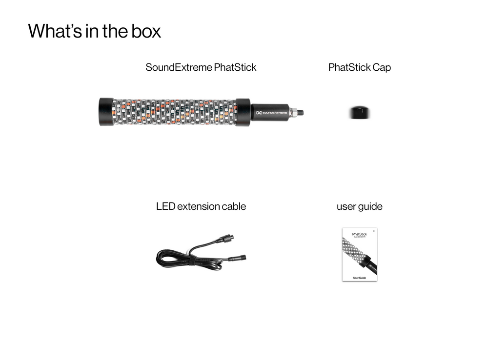 ECOXGEAR Phat Stick LED Whip