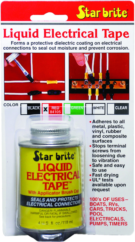 LIQUID ELECTRICAL TAPE RED 4 OZ