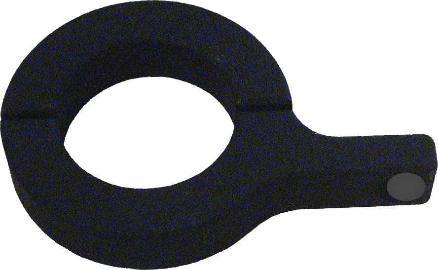 FLAG MOUNT HORIZONTAL BLACK 1.75"