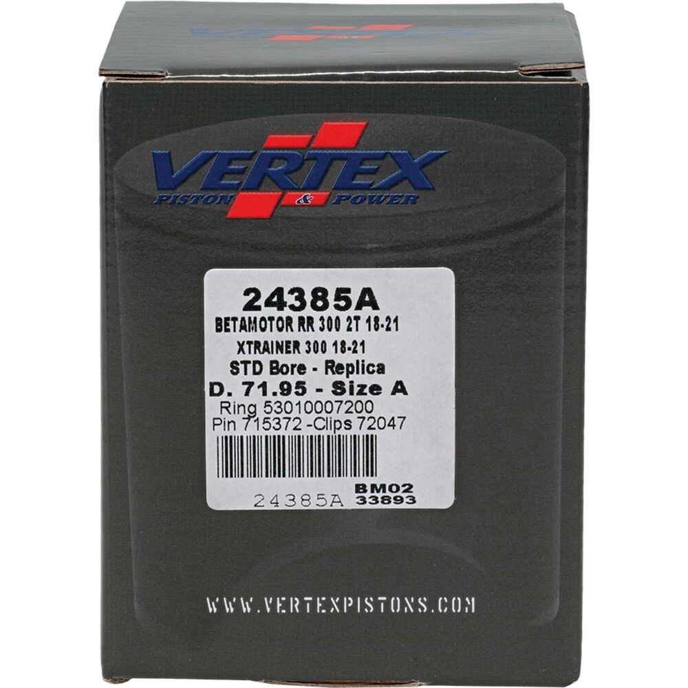 VERTEX PISTON KIT CAST 71.95/STD BETA