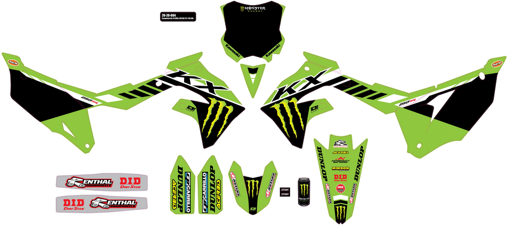 D-Cor Complete Graphic Kit Kawasaki