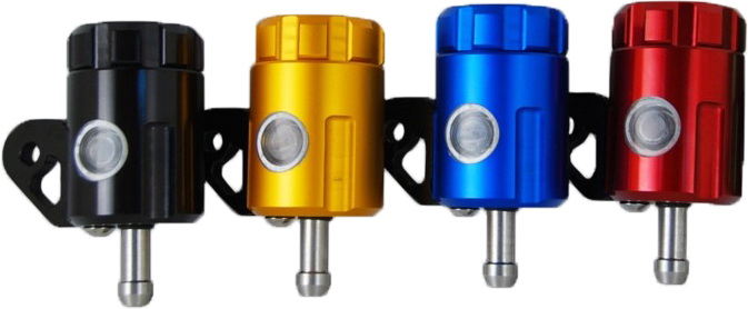 REAR BRAKE RESERVOIR CUP CHROME