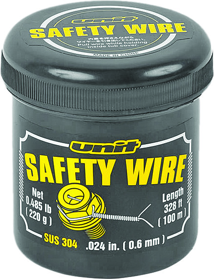 UNIT SUS304 STAINLESS WIRE 0.6MMX100M