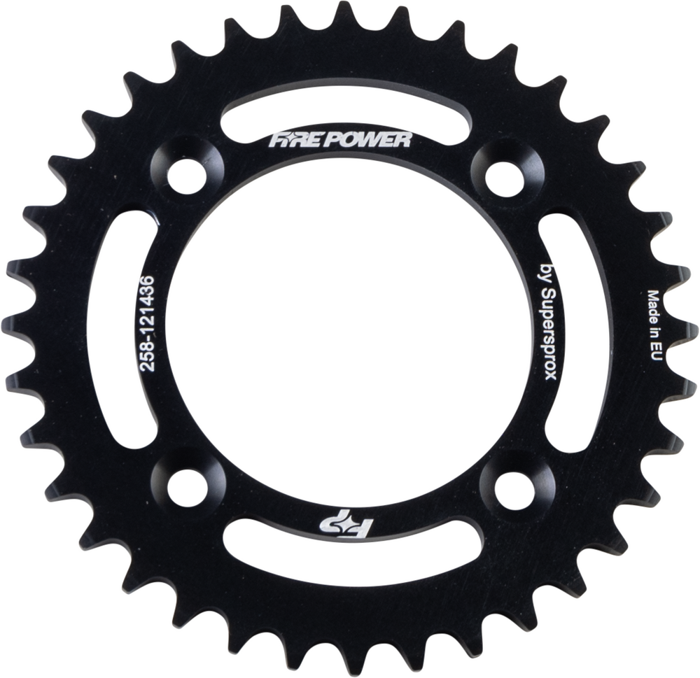FIRE POWER REAR SPROCKET ALUMINUM 36T BLK