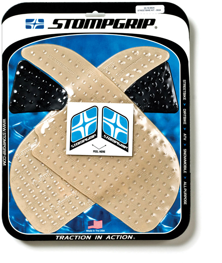 STOMPGRIP TANK PAD KIT VOLCANO CLEAR/BLACK