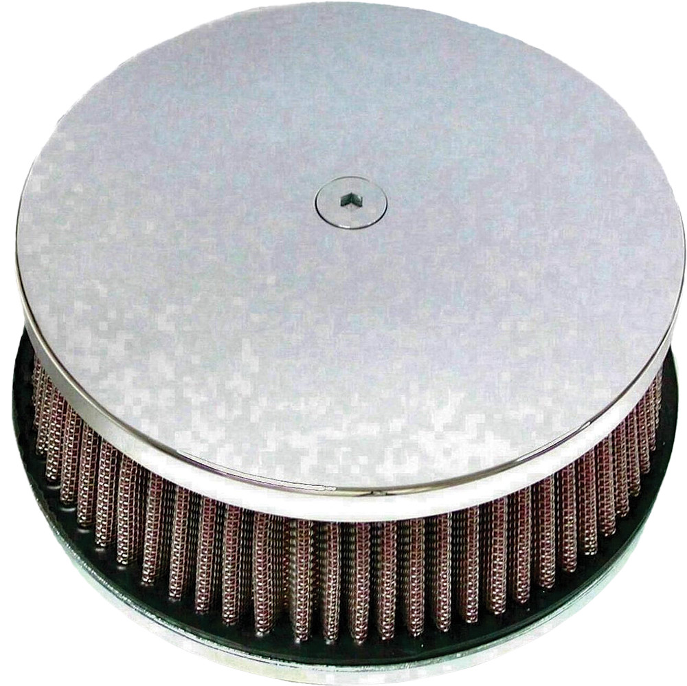 HARDDRIVE ROUND AIR CLEANER HP CLASSIC SMOOTH CHROME 5-7/8"