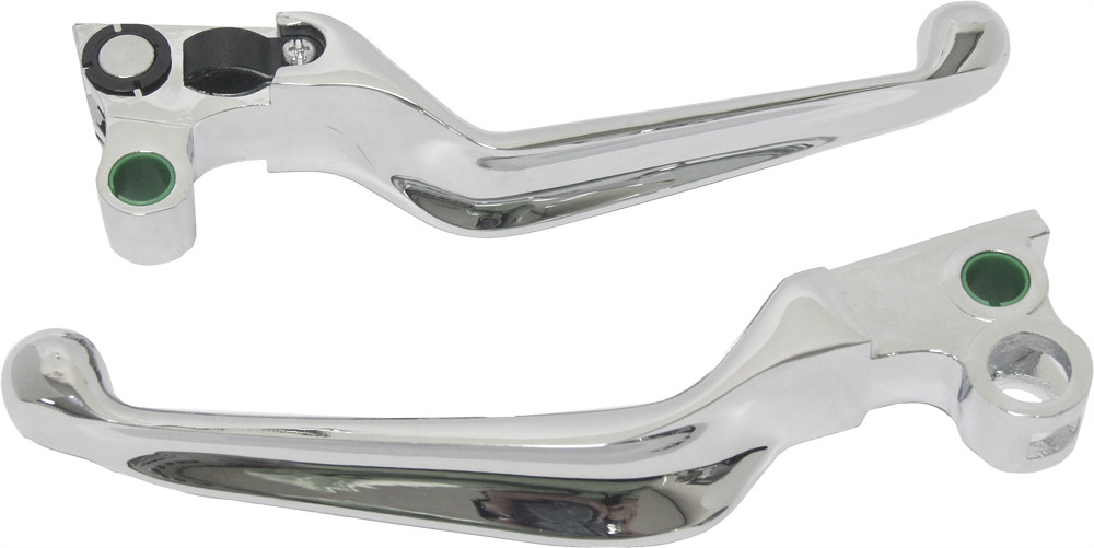 Harddrive Wide Blade Lever Set Chrome 82-95