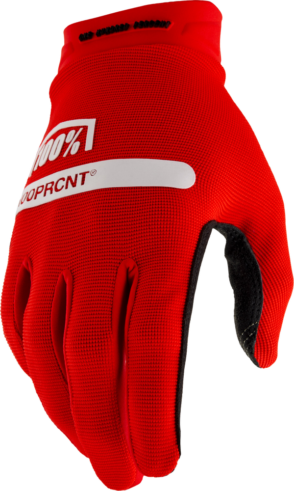 100-Percent Ridecamp Gloves — Red
