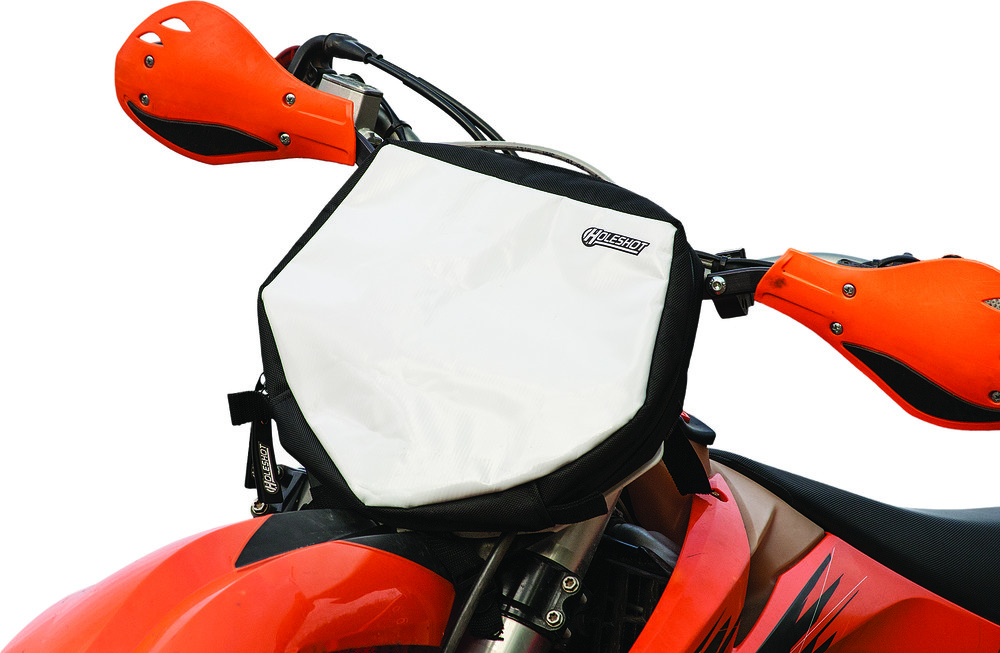 FRONT NUMBER PLATE BAG BLACK
