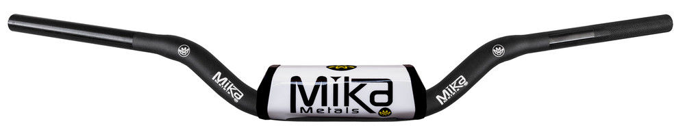 MIKA METALS HANDLEBAR RAW SERIES 1-1/8" MINI WIDE BEND WHT
