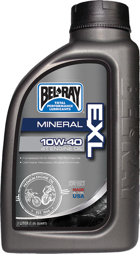 BEL-RAY EXL MINERAL 4T ENGINE OIL 10W-40 1L