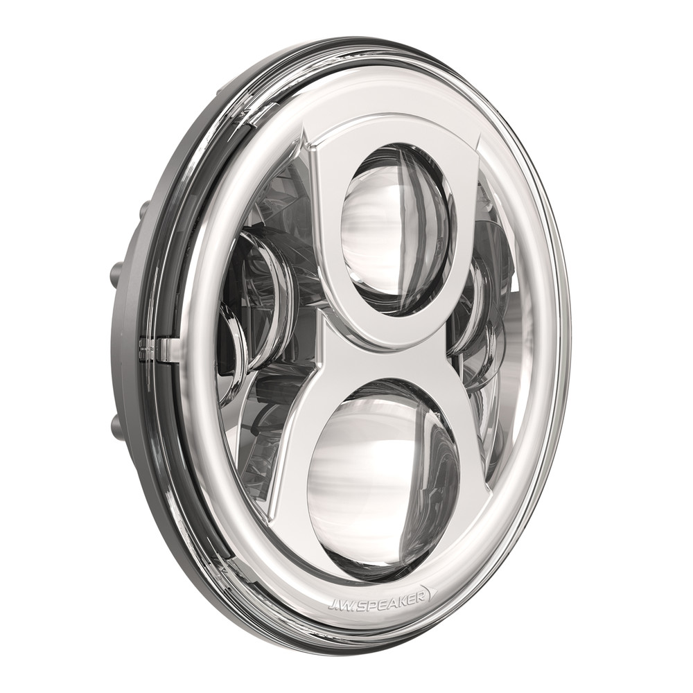 JW SPEAKER 8700 EV2-S HEADLAMP 7" CHR BEZEL
