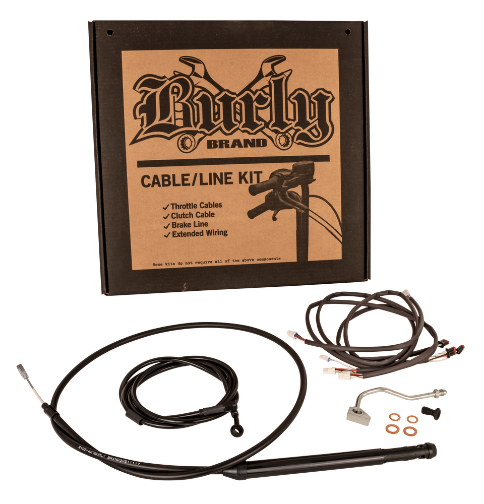 Burly Brand Cntrl Kit 18" Gorilla Blk `21-22 Flhr/Fltr W/Abs