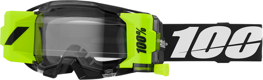 100% ARMATIC FORCAST GOGGLE BLACK CLEAR LENS
