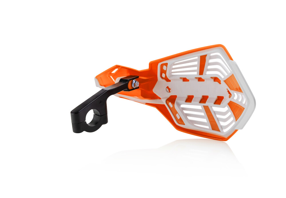ACERBIS X-FUTURE HANDGUARD ORANGE/WHITE