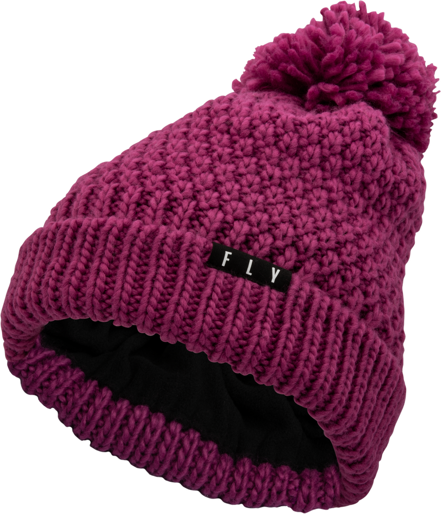 Fly Racing Women's Anna Pom Beanie — Burgundy