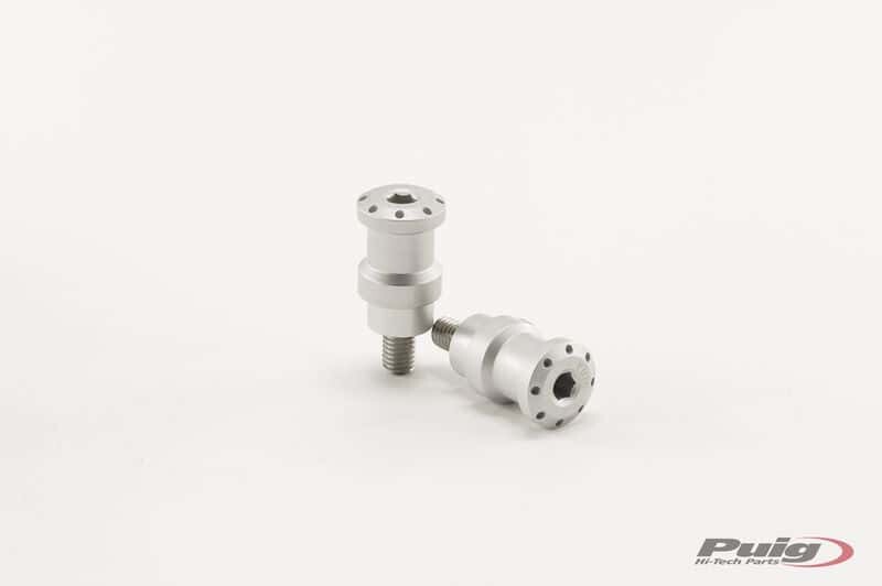 PUIG SWINGARM SPOOLS HI-TECH 8MM SILVER 2/PK