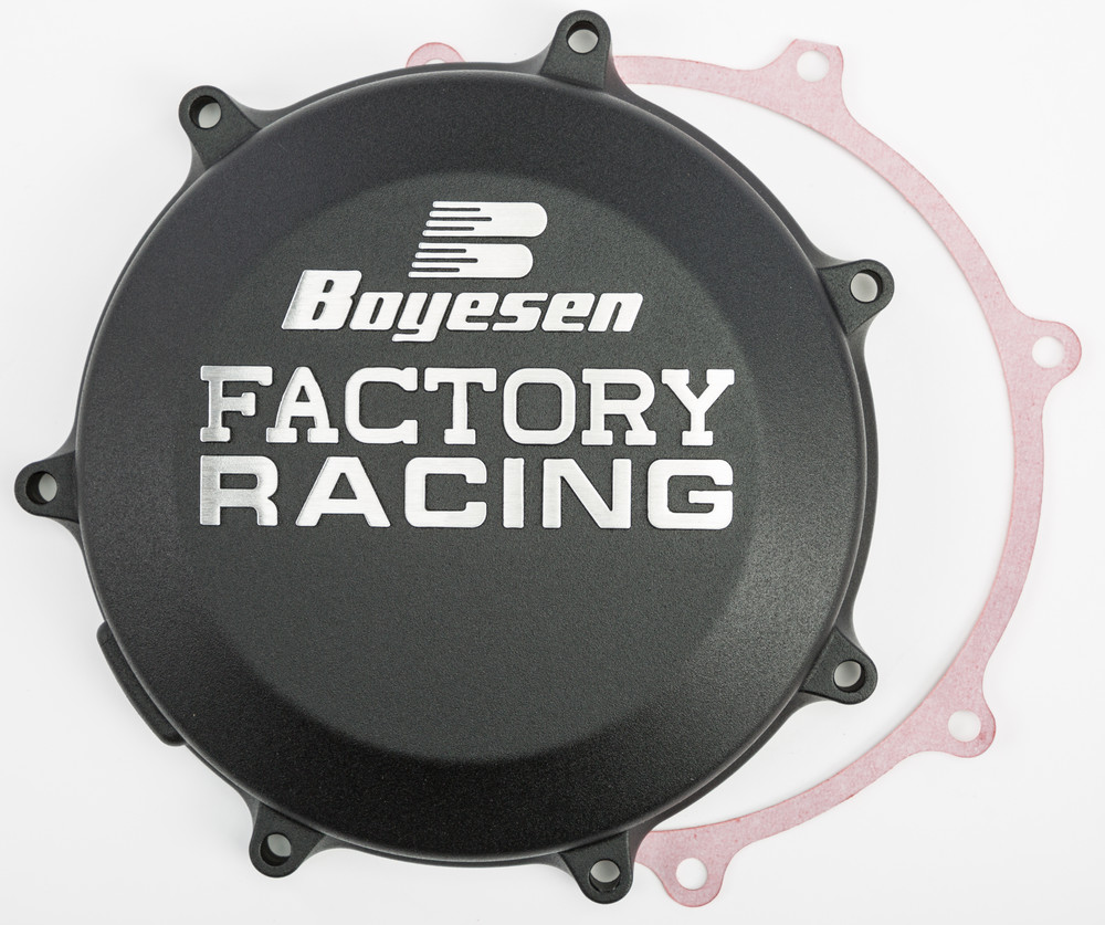 BOYESEN FACTORY RACING CLUTCH COVER KAW BLACK
