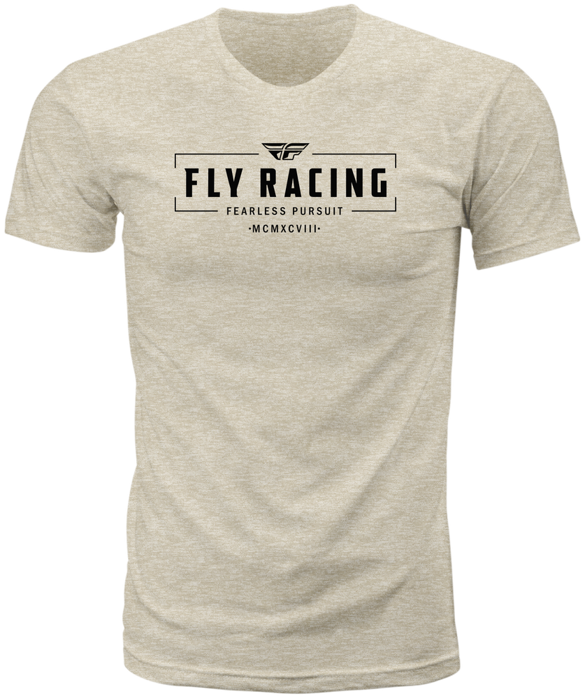 FLY MOTTO TEE NATURAL 2X