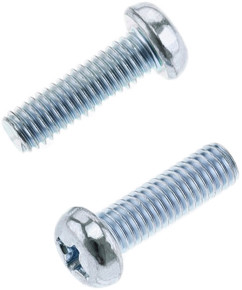 Bolt Pan Head Phillips Screw 6x1.0x20mm 10/Pk