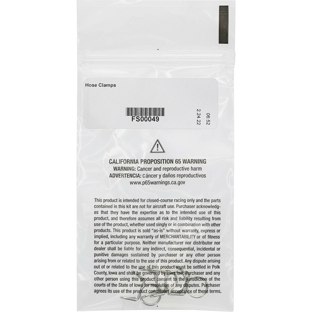 ALL BALLS HOSE CLAMPS REFILL KIT 4/PK
