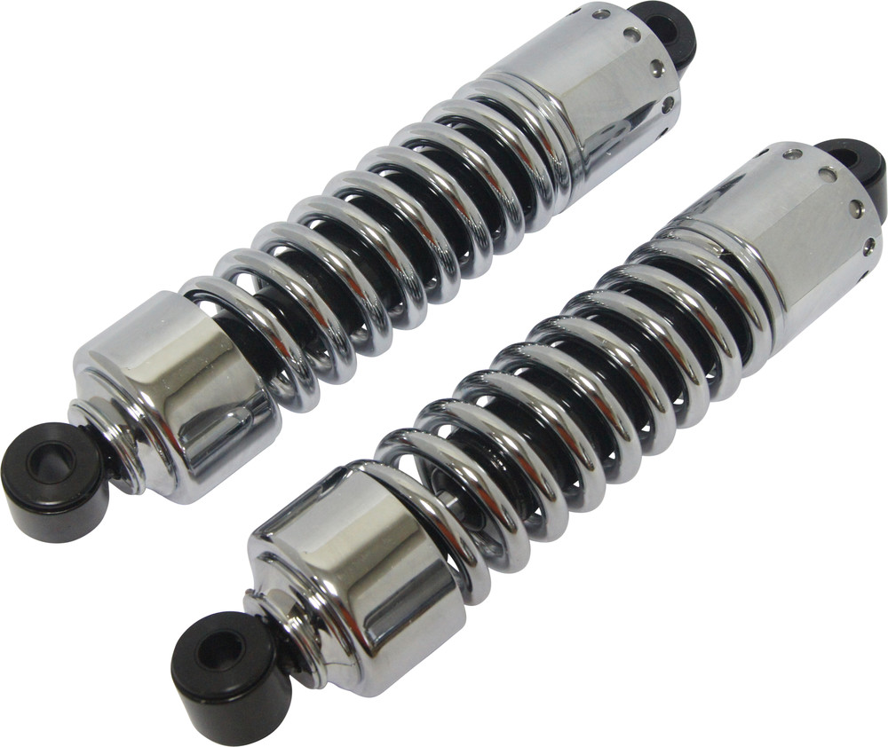 12" SHOCK W/SHORT COVER CHROME BIG TWIN 73-86