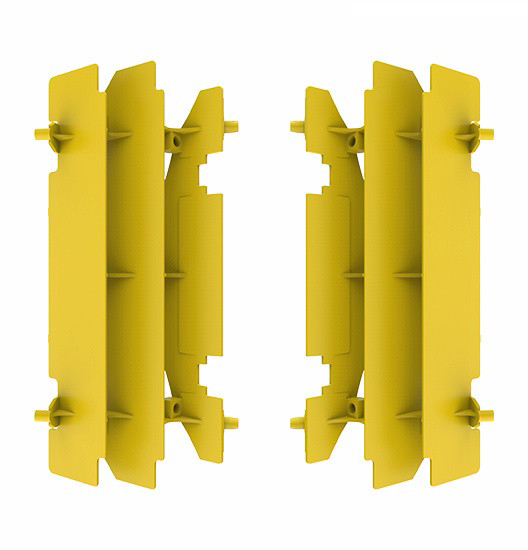 RADIATOR LOUVERS RM/DR YELLOW