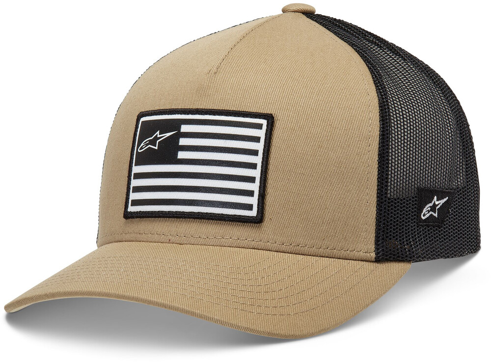 ALPINESTARS FLAG SNAPBACK HAT SAND/BLACK