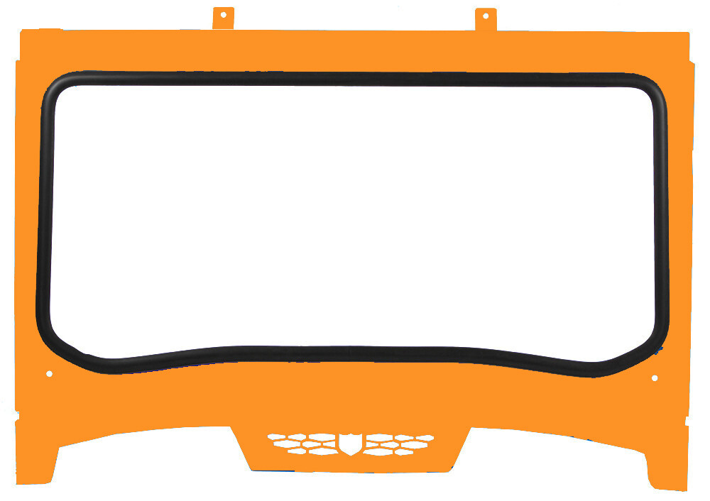 ASYLUM FRONT WINDSHIELD ORANGE