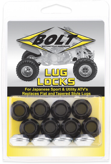 BOLT - 2005LUGB - Flange Lug Nut - Locking - Black - 8-Pack image 6 of 6