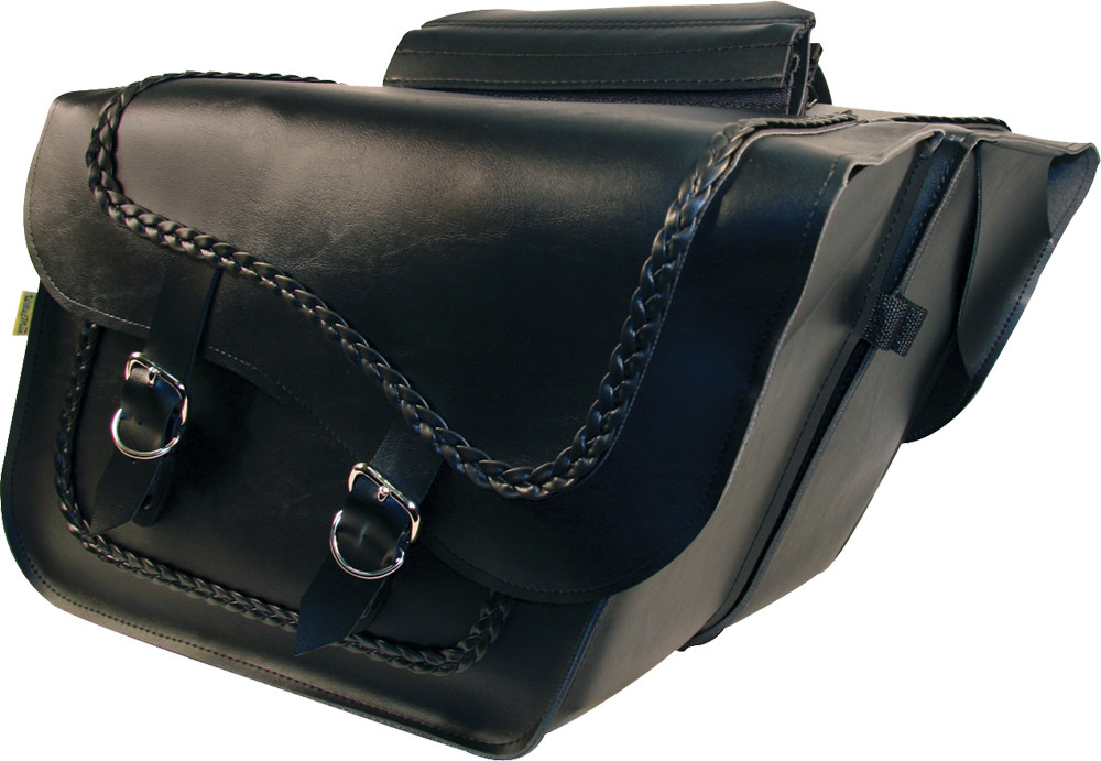 WILLIE & MAX SADDLEBAG FLEETSIDE SLANT BRAIDED 16"X11"X6.5"