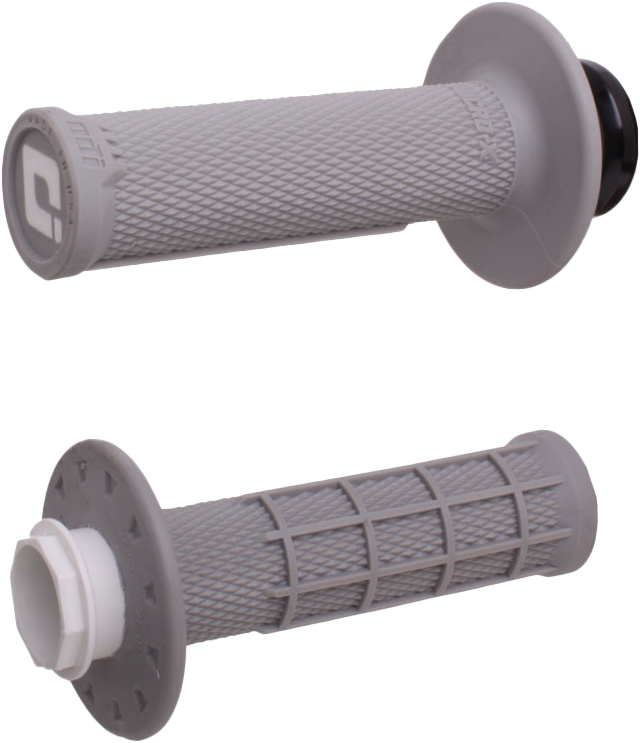 Odi Micro-X Lock-On Grips Half-Waffle Grey/Black (Soft)