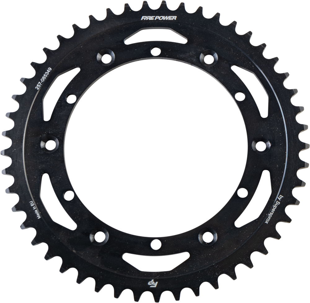 FIRE POWER REAR SPROCKET STEEL 49T BLK