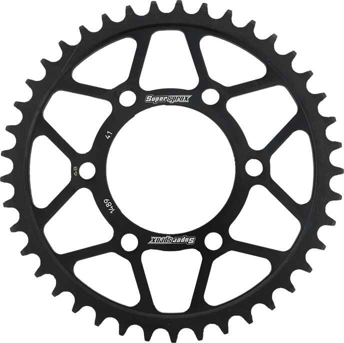 SUPERSPROX REAR SPROCKET STEEL 41T-525 BLK KAW