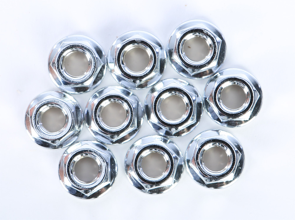 Gardnerwestcott Flange Nut Chrome 10/Pk