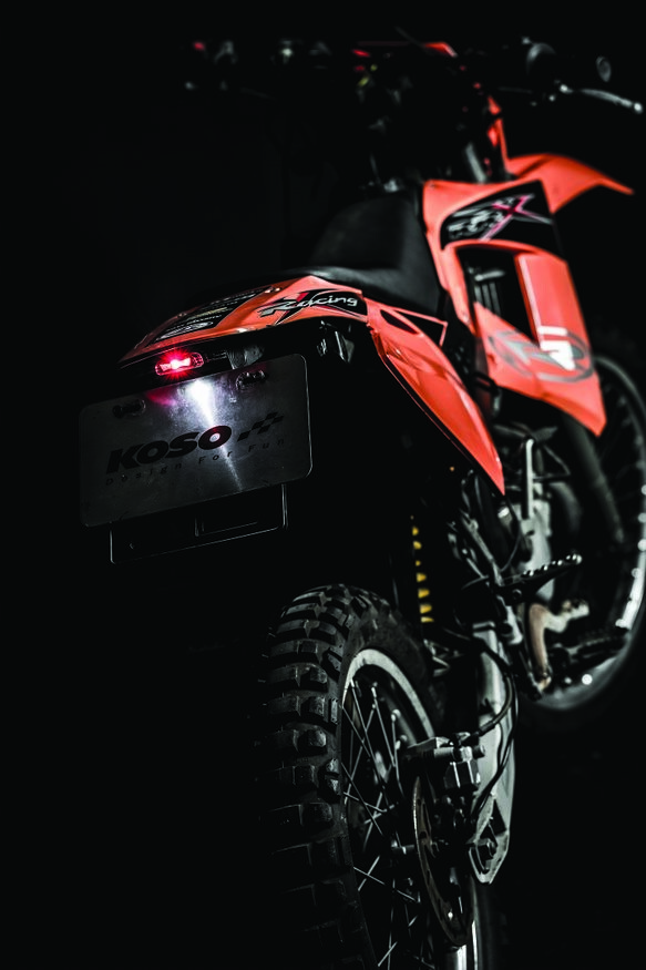 KOSO LED TAILLIGHT RED LENS