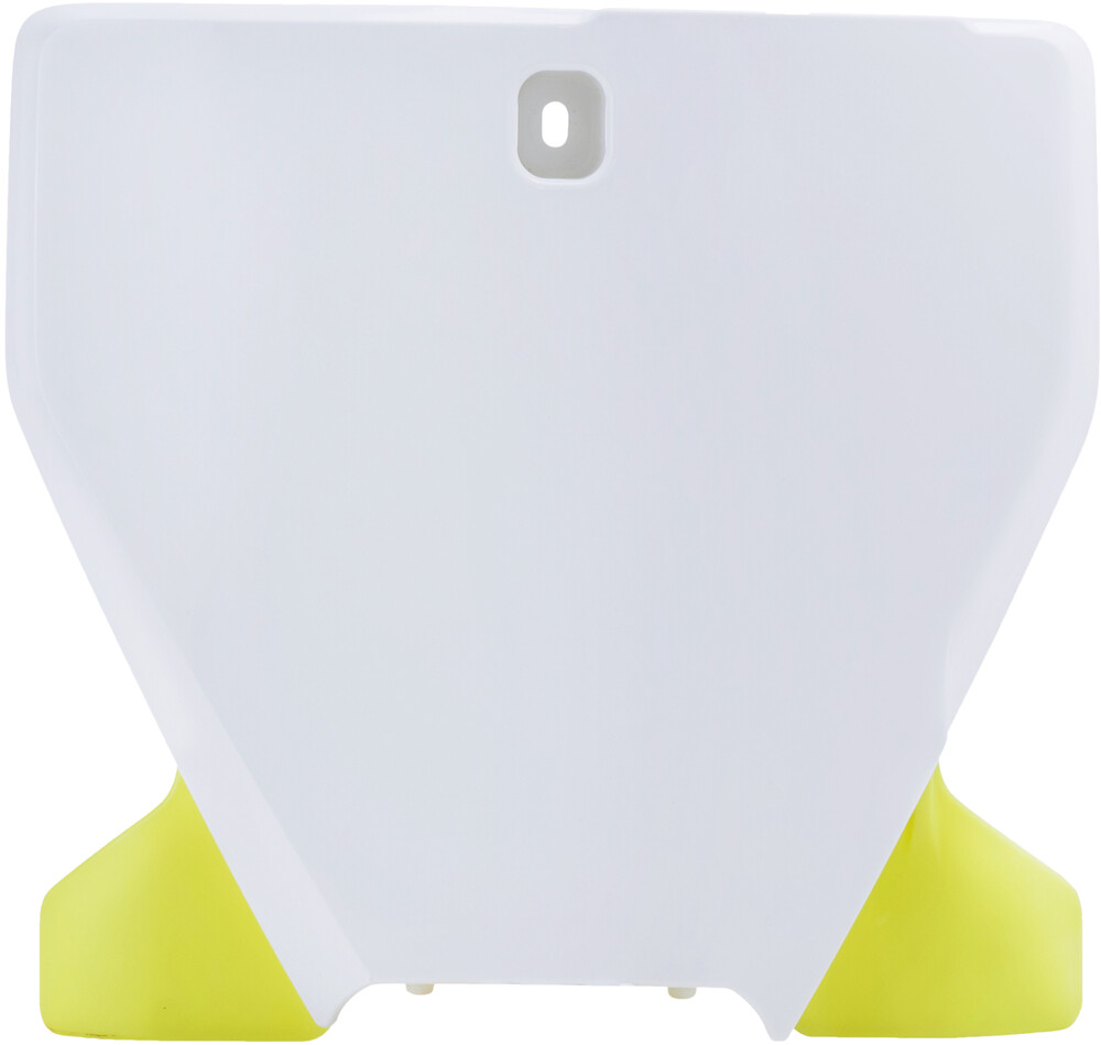 ACERBIS FRONT NUMBER PLATE WHITE/YELLOW