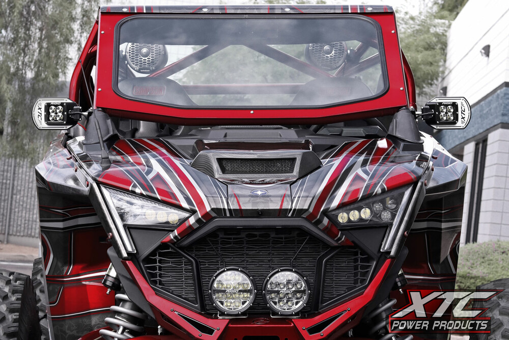 XTC Power Products SIX12 UTV Billet LED Side Mirrors