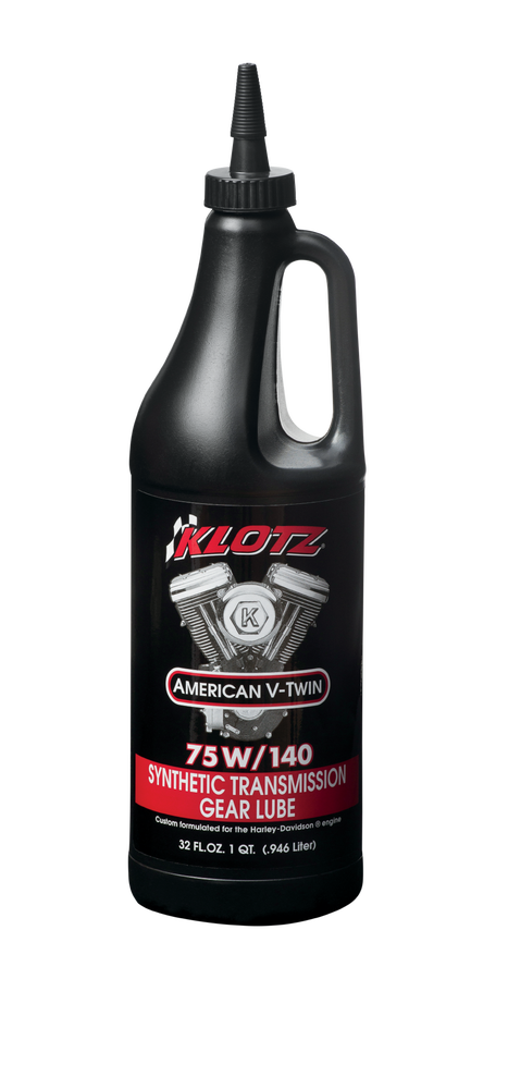 KLOTZ AMERICAN V-TWIN TRANSMISSION LUBRICANT 75W-140 32 FL. OZ